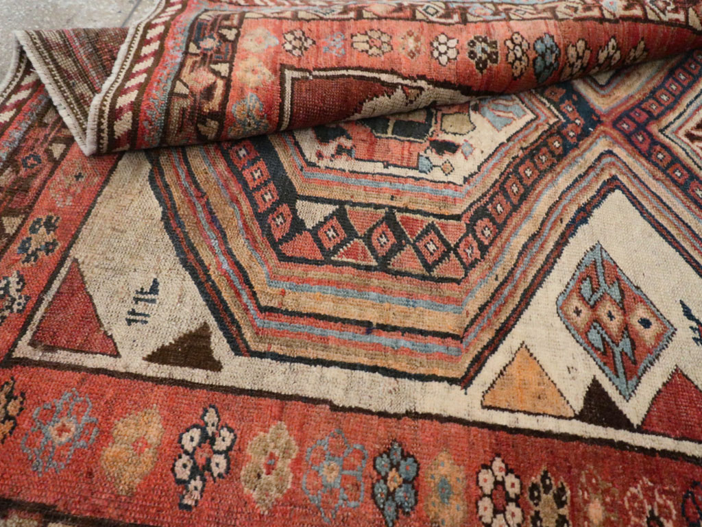 Antique Persian Bidjar Gallery Rug, No.12263 - Staging