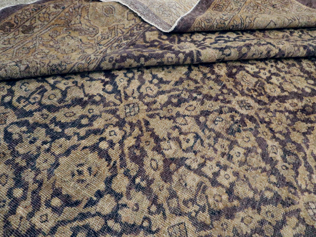 Antique Persian Mahal Rug, No.12264 - Staging