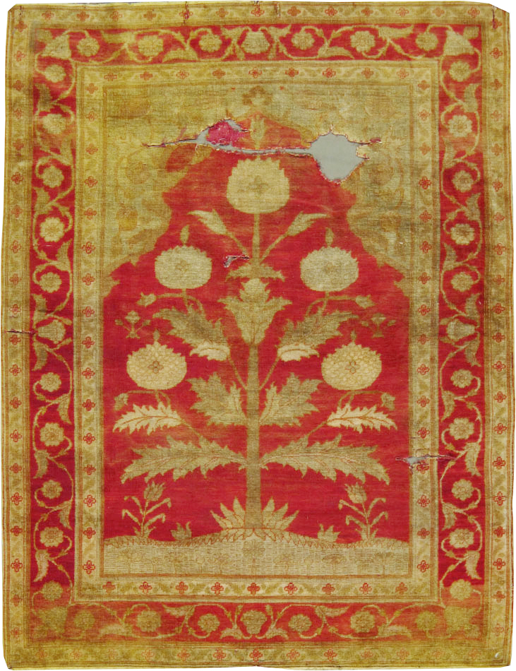 Antique Turkish Kayseri Rug, No.12268 - Staging