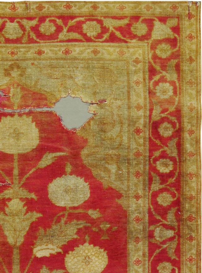 Antique Turkish Kayseri Rug, No.12268 - Staging