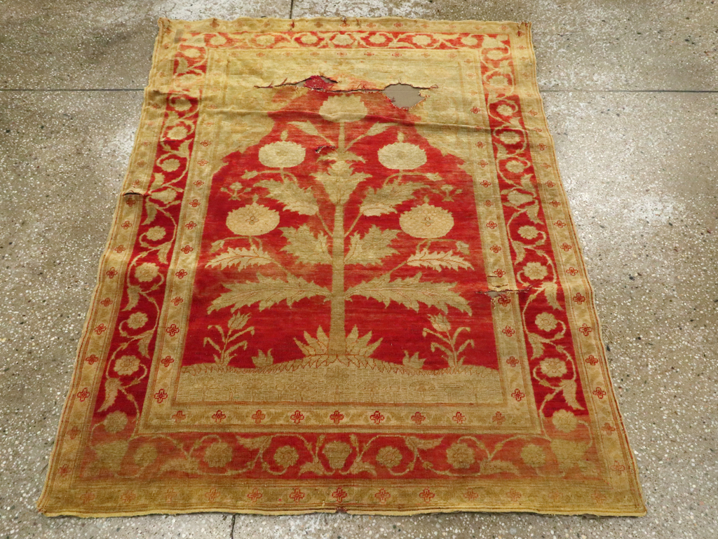 Antique Turkish Kayseri Rug, No.12268 - Staging