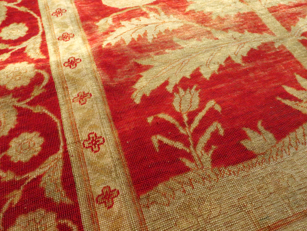 Antique Turkish Kayseri Rug, No.12268 - Staging