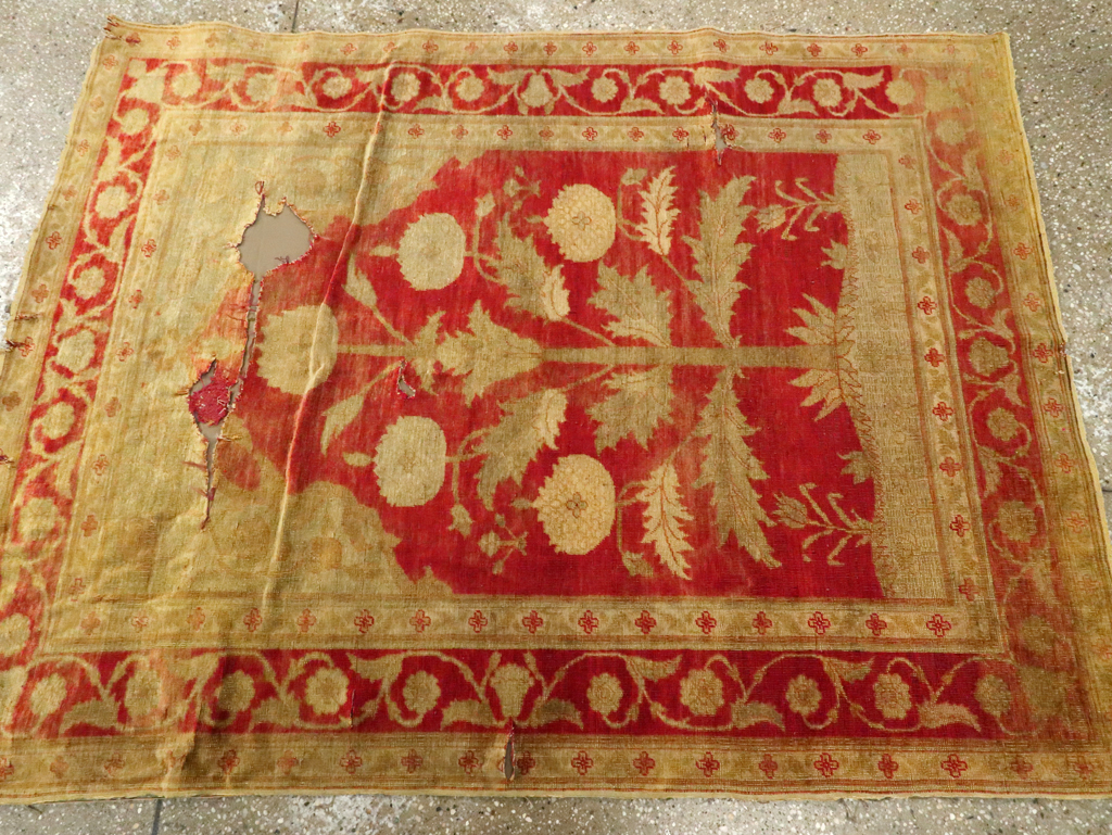 Antique Turkish Kayseri Rug, No.12268 - Staging