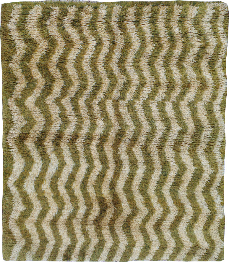 Vintage Turkish Tulu Rug, No.12292 - Staging