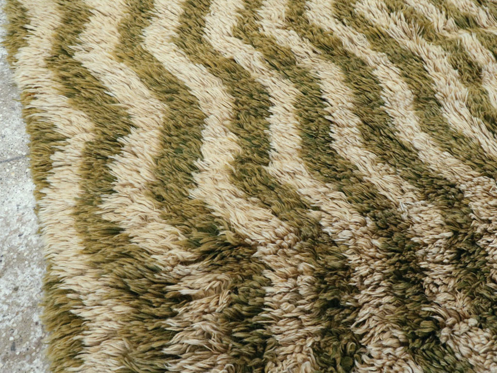 Vintage Turkish Tulu Rug, No.12292 - Staging