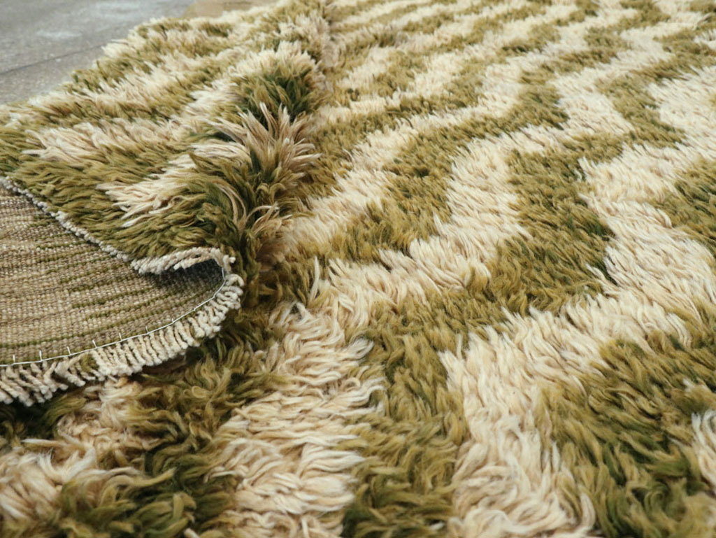 Vintage Turkish Tulu Rug, No.12292 - Staging