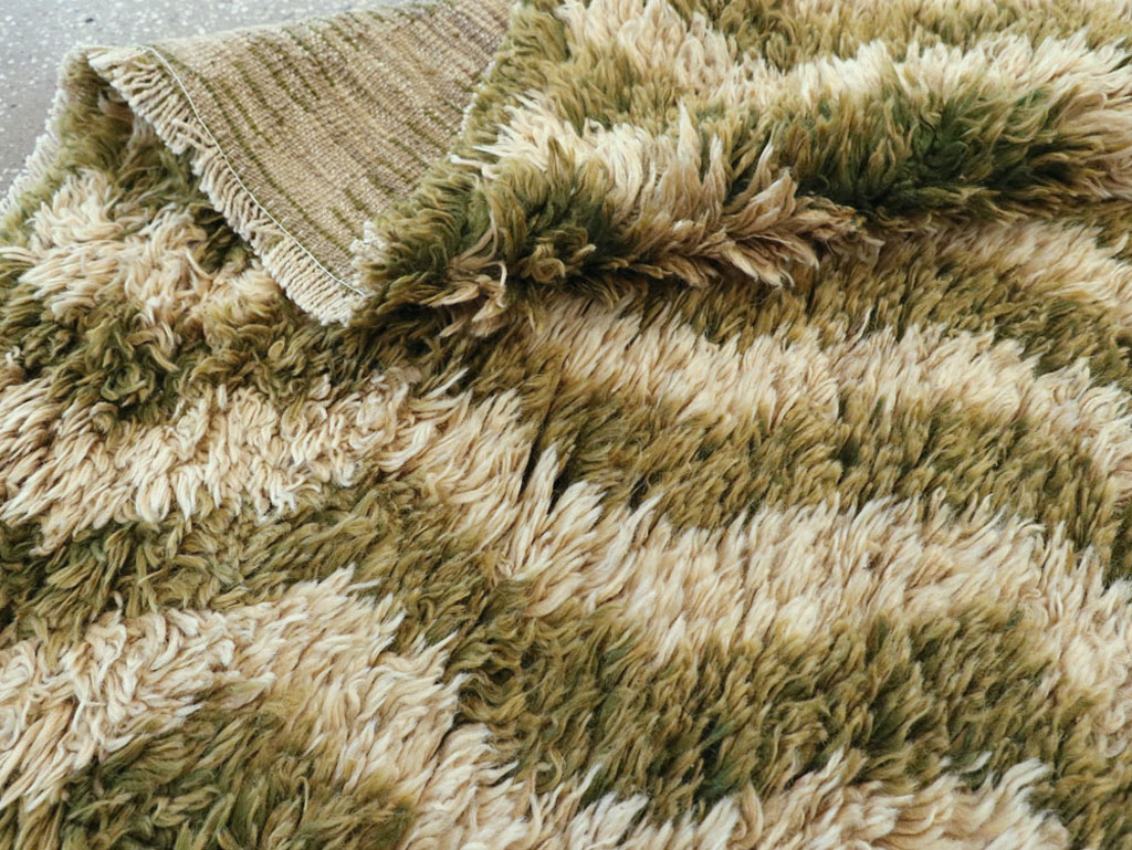 Vintage Turkish Tulu Rug, No.12292 - Staging