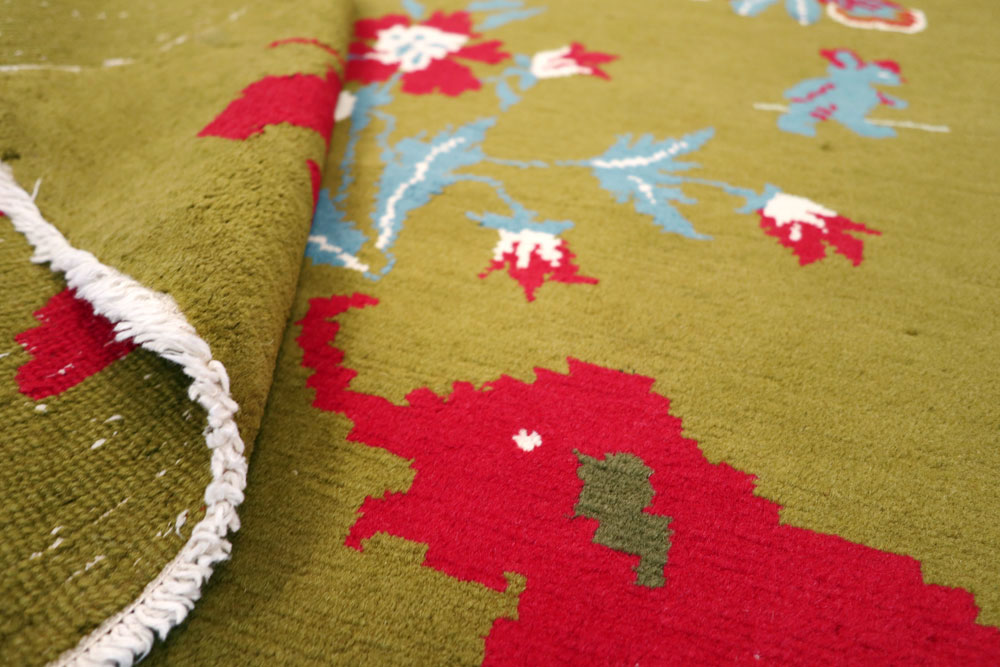 Vintage Swedish Pictorial Rug, No.12293 - Staging