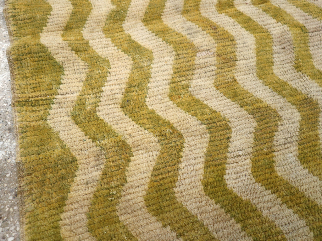 Vintage Turkish Konya Throw Rug, No.12297 - Staging