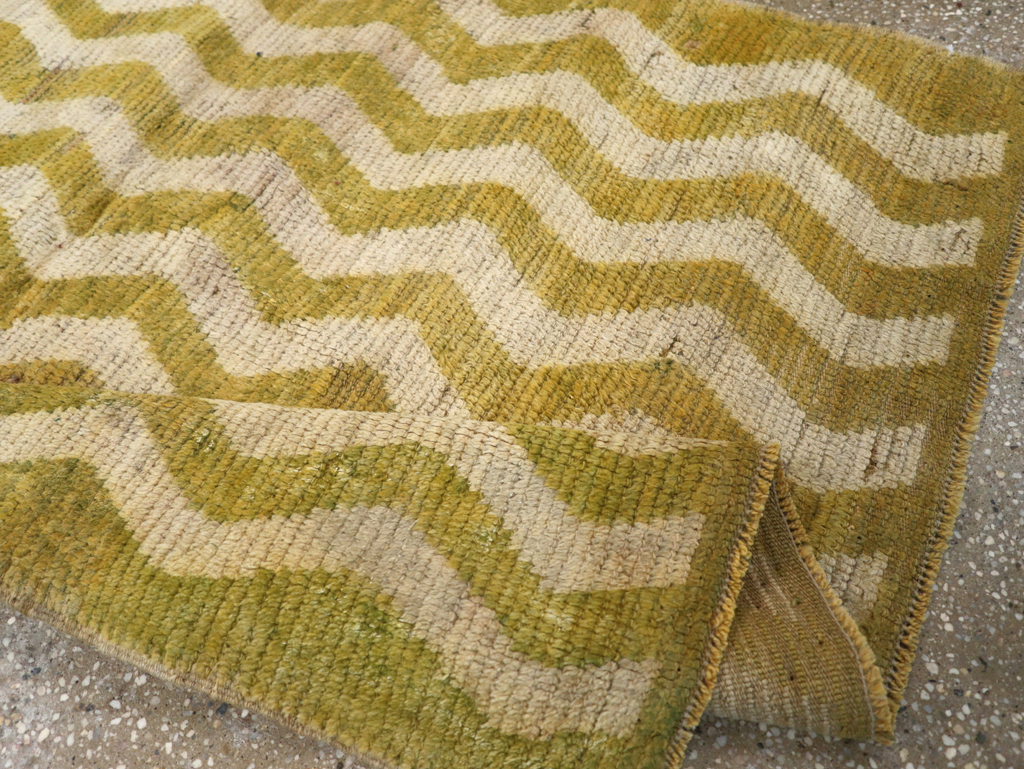 Vintage Turkish Konya Throw Rug, No.12297 - Staging