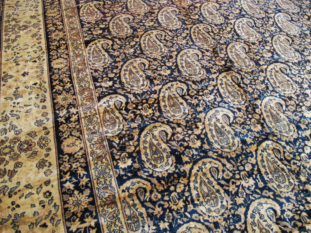 Antique Indian Senneh Carpet, No.12338 - Staging