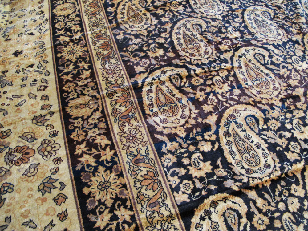 Antique Indian Senneh Carpet, No.12338 - Staging