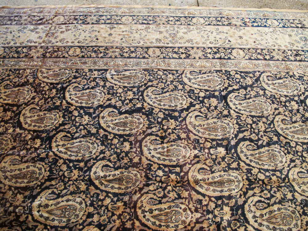 Antique Indian Senneh Carpet, No.12338 - Staging