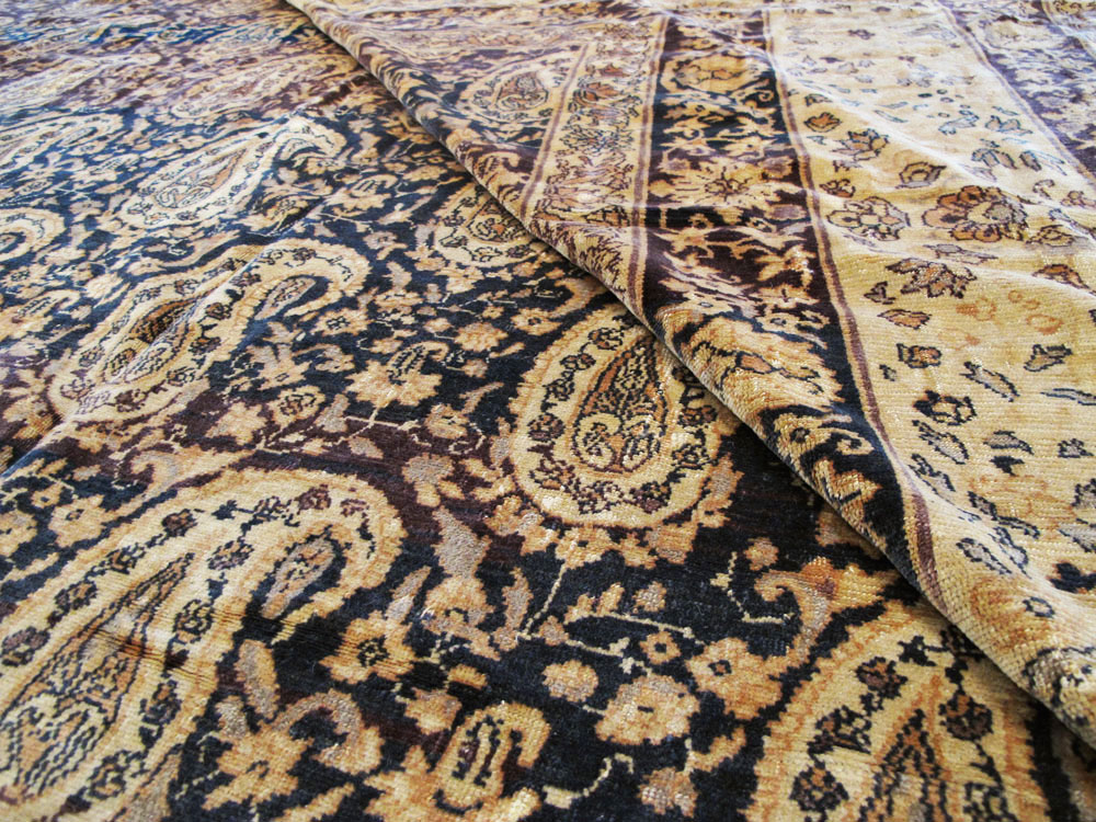 Antique Indian Senneh Carpet, No.12338 - Staging