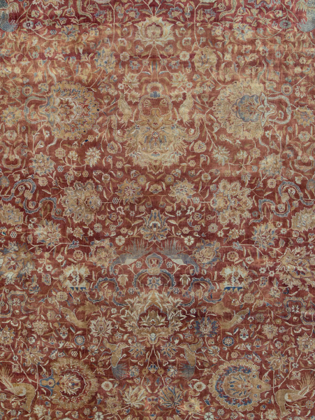 Antique Indian Lahore Rug, No.12353 - Staging