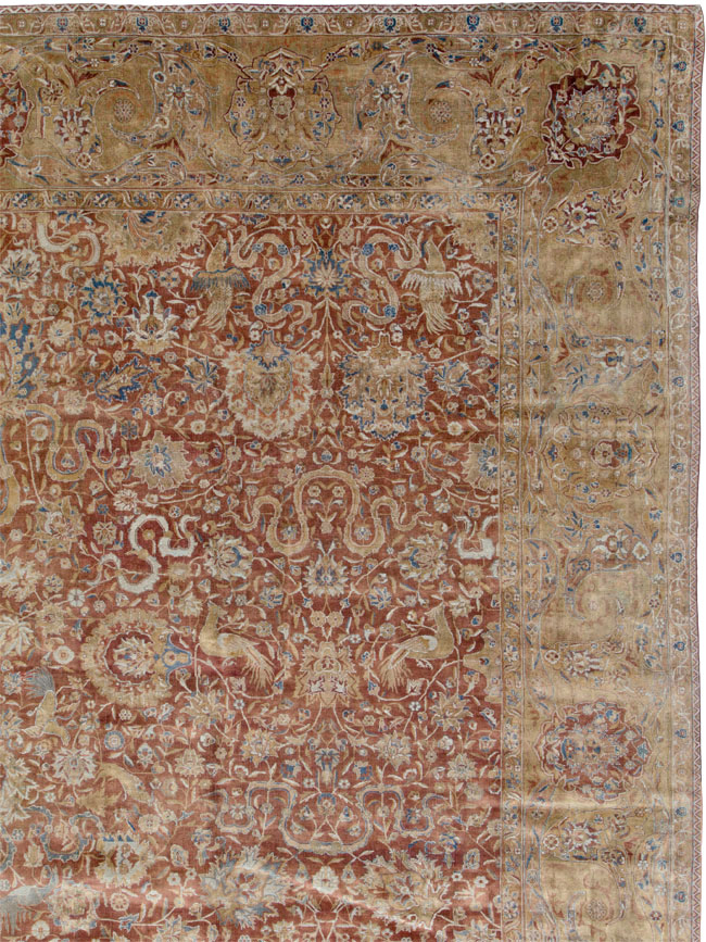 Antique Indian Lahore Rug, No.12353 - Staging