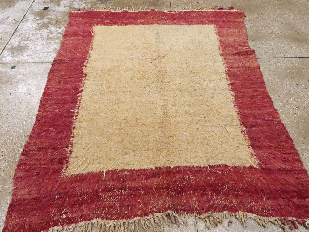 Vintage Turkish Tulu Rug, No.12361 - Staging