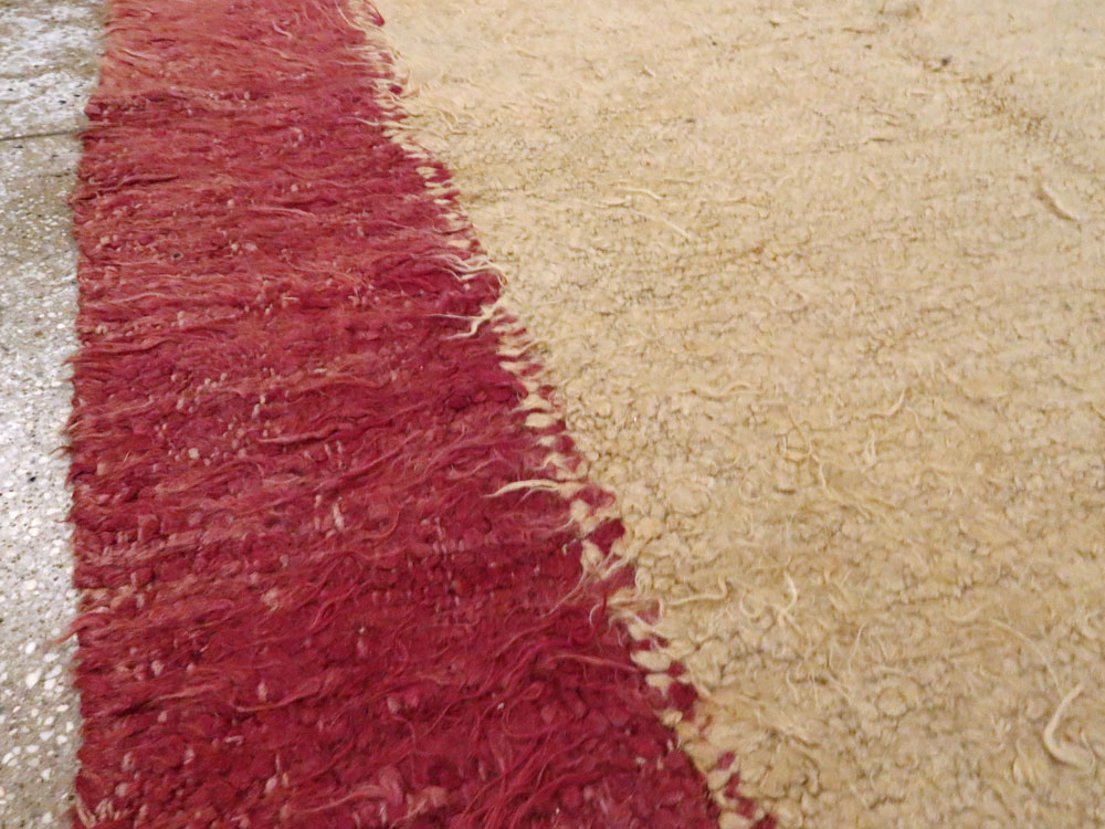 Vintage Turkish Tulu Rug, No.12361 - Staging