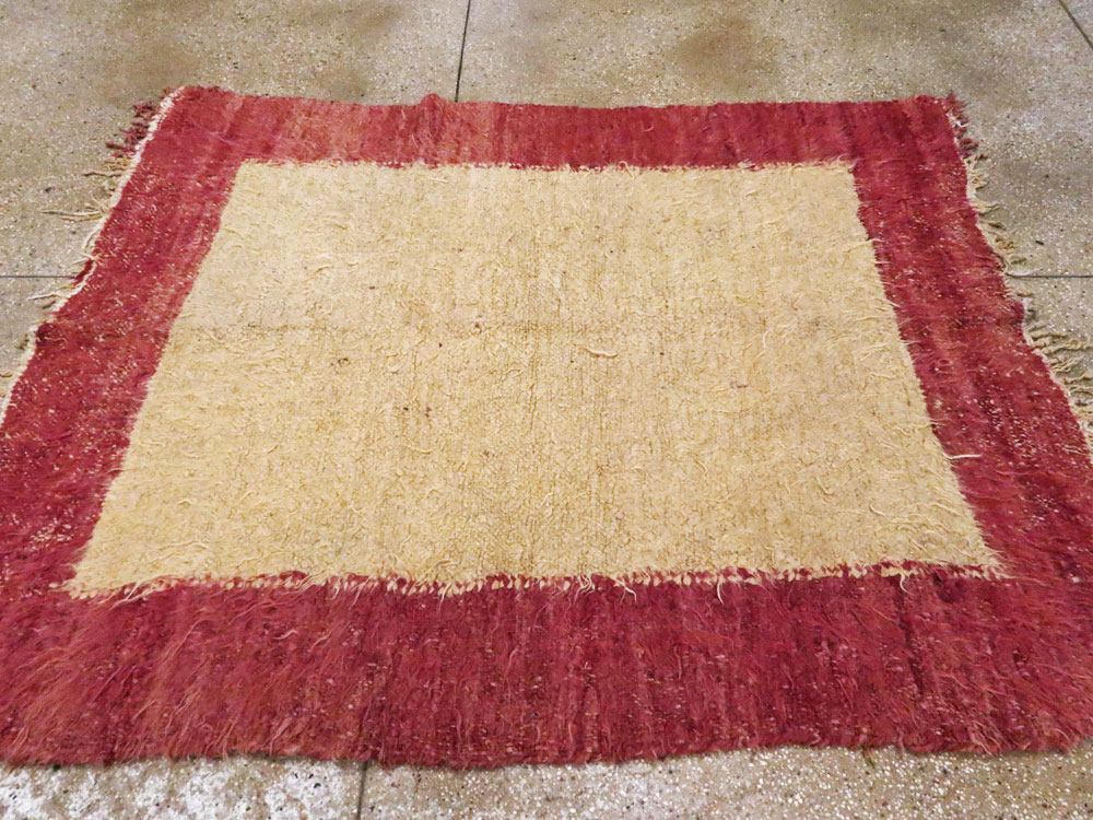 Vintage Turkish Tulu Rug, No.12361 - Staging
