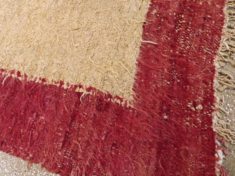 Vintage Turkish Tulu Rug, No.12361 - Staging