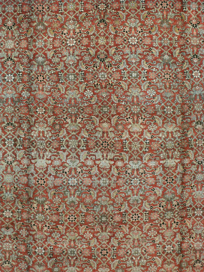 Antique Bidjar Persian Rug, No.12363 - Staging