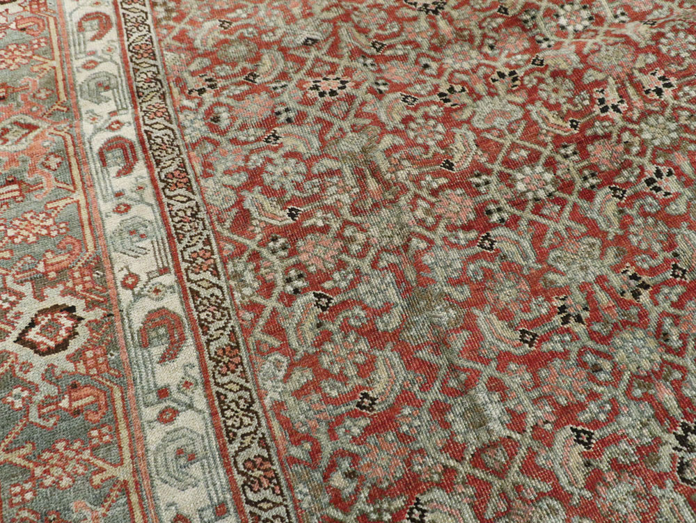Antique Bidjar Persian Rug, No.12363 - Staging