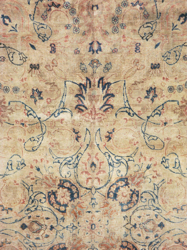 Antique Persian Tabriz Rug, No.12425 - Staging
