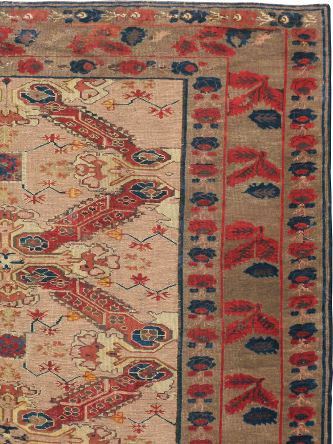 Antique Caucasian Karabagh Rug, No.12447 - Staging