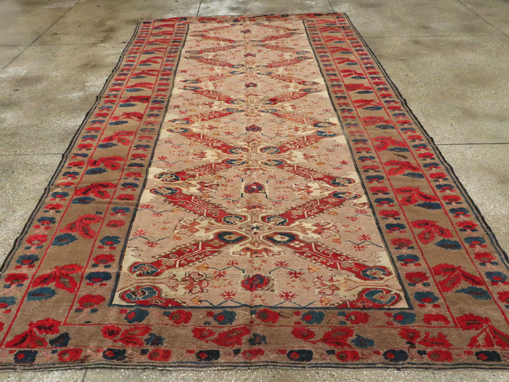 Antique Caucasian Karabagh Rug, No.12447 - Staging