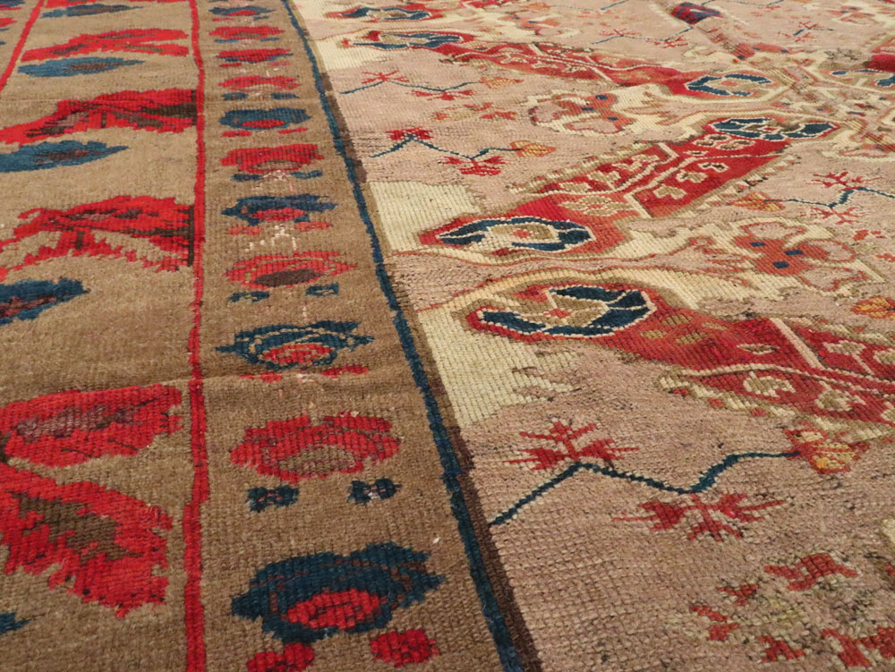 Antique Caucasian Karabagh Rug, No.12447 - Staging