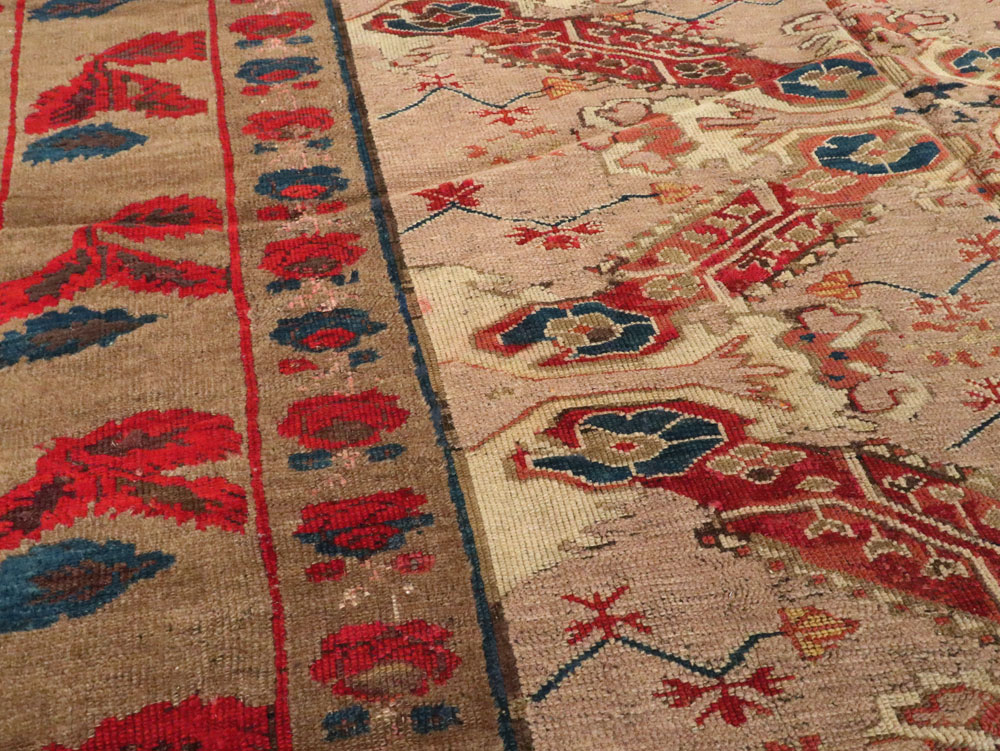 Antique Caucasian Karabagh Rug, No.12447 - Staging