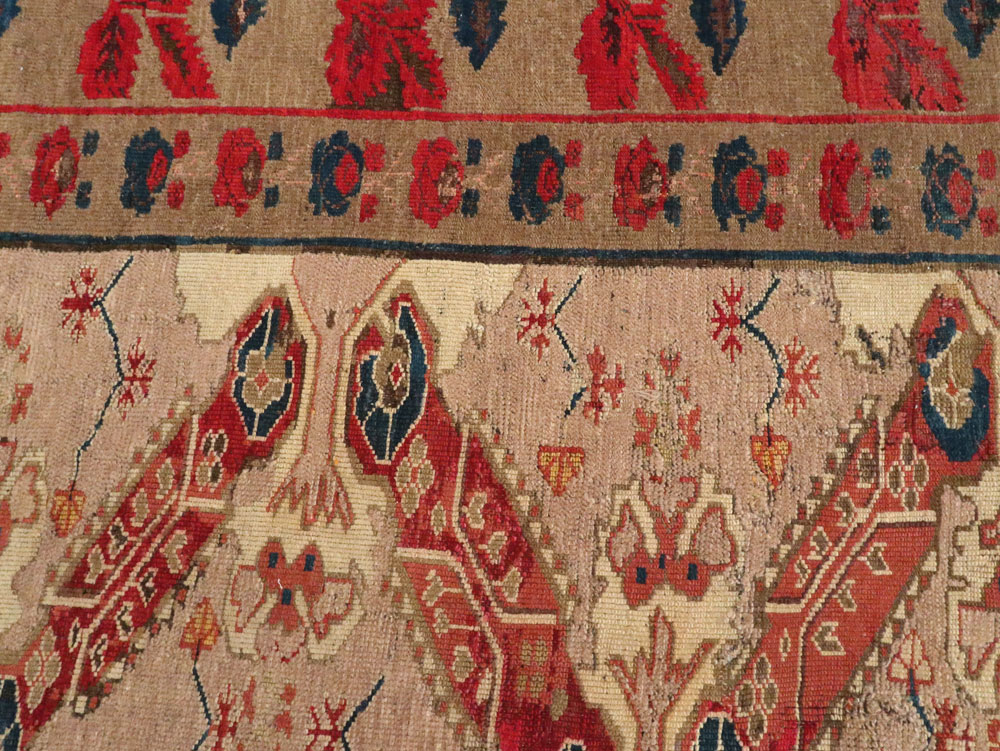 Antique Caucasian Karabagh Rug, No.12447 - Staging