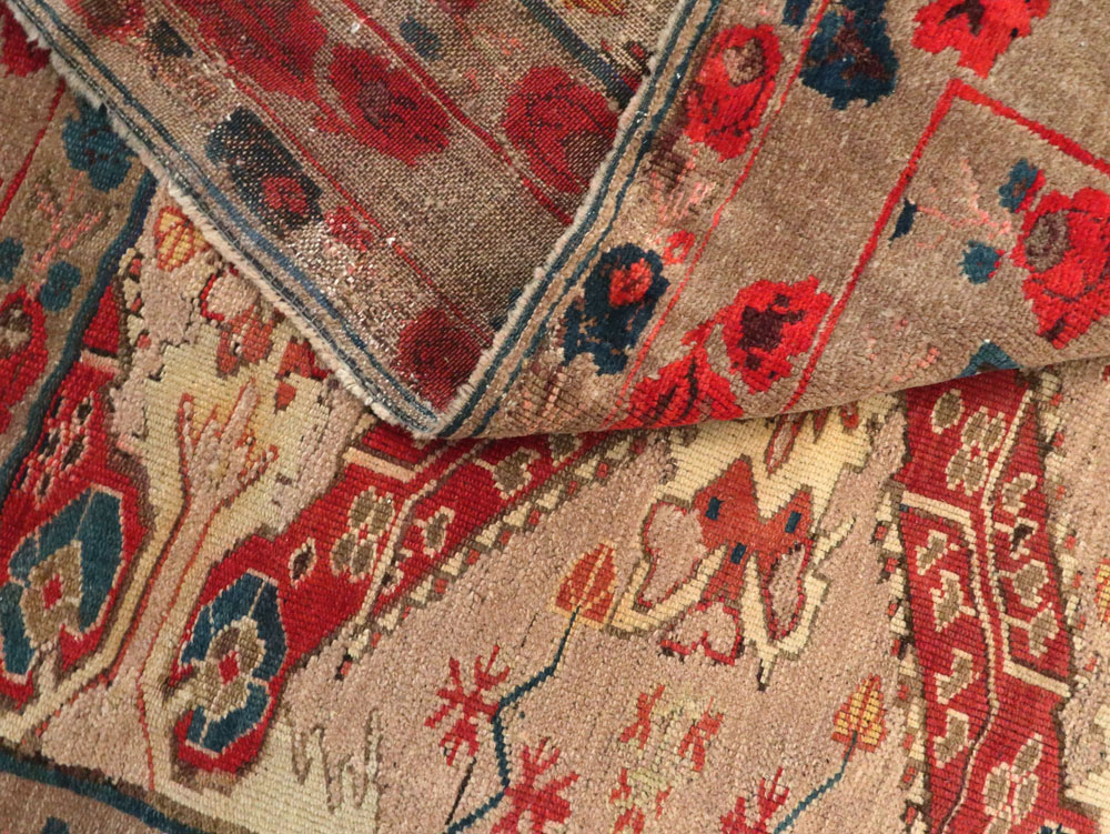 Antique Caucasian Karabagh Rug, No.12447 - Staging