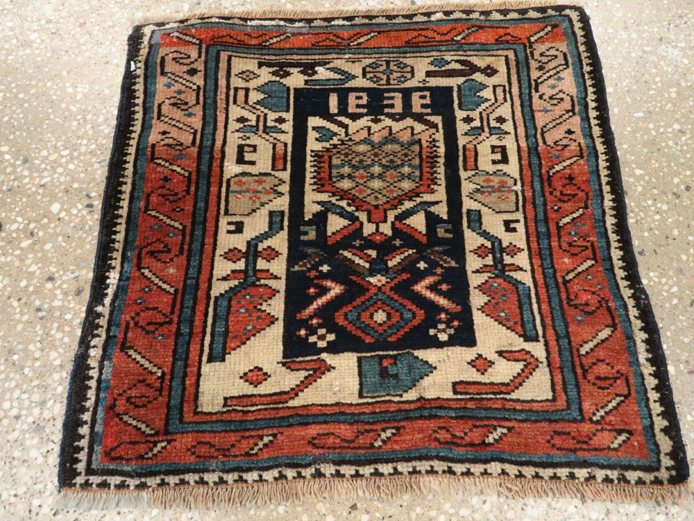 Vintage Caucasian Kuba Bag Face (Pair: 1 of 2), No.12450 - Staging