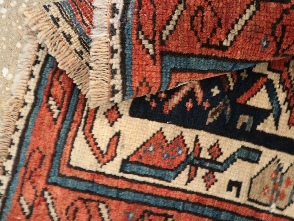 Vintage Caucasian Kuba Bag Face (Pair: 1 of 2), No.12450 - Staging