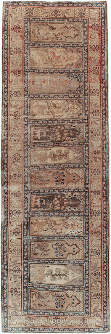 Vintage Turkish Sivas Runner, No.12460 - Staging