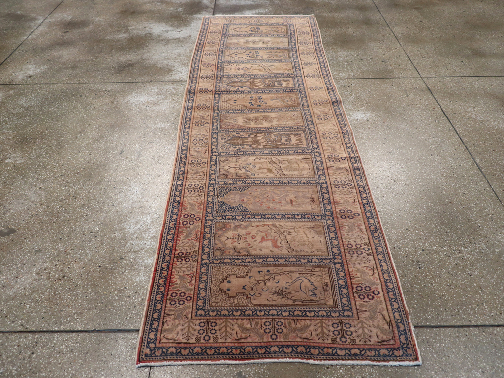Vintage Turkish Sivas Runner, No.12460 - Staging