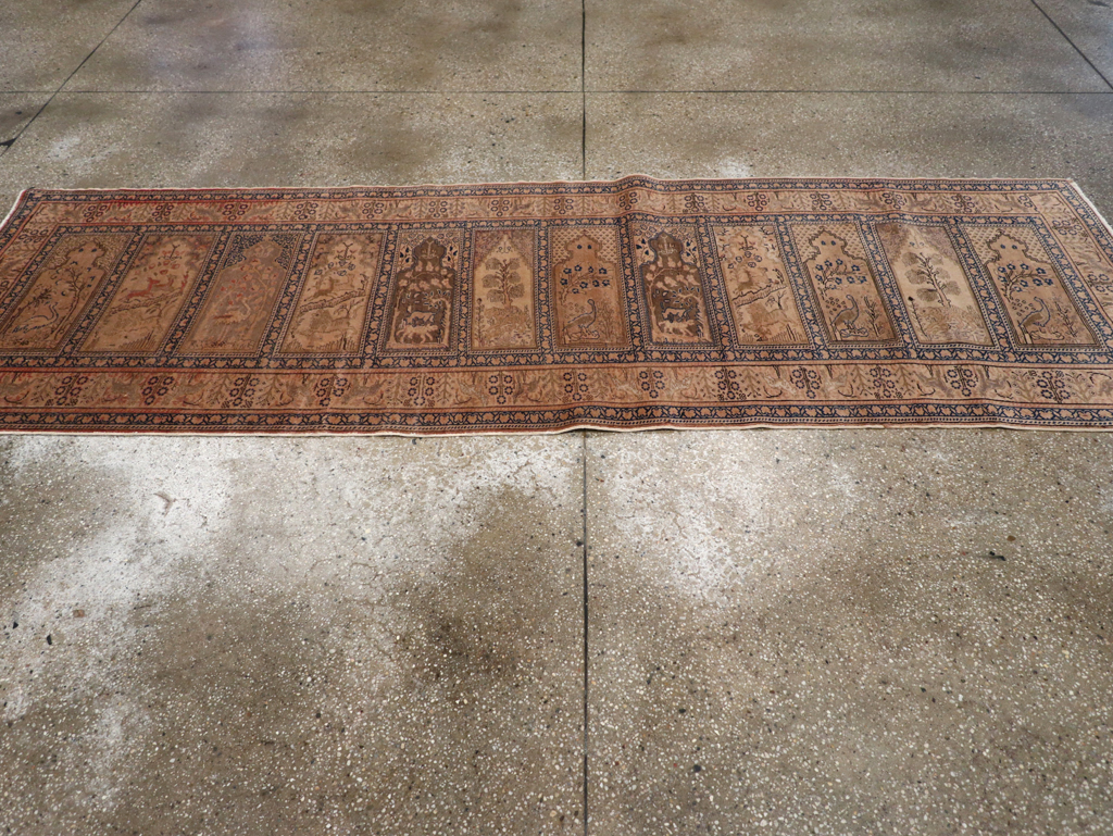 Vintage Turkish Sivas Runner, No.12460 - Staging