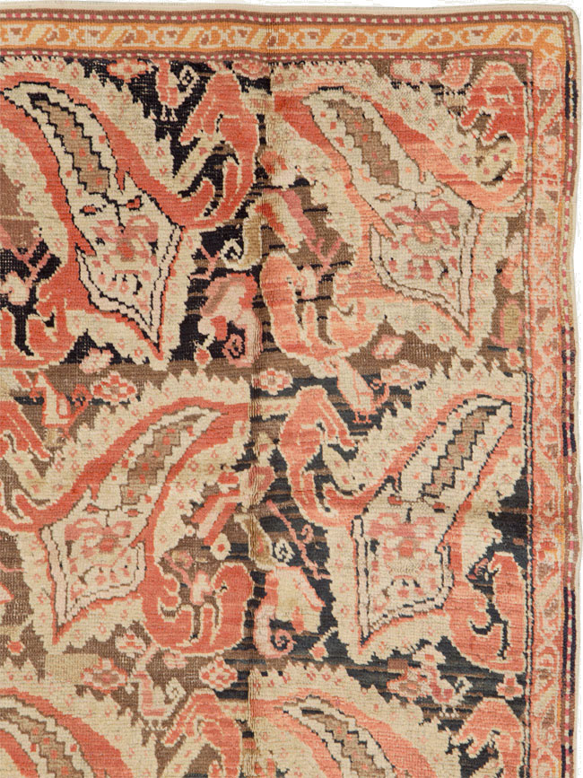 Antique Caucasian Karabagh Rug, No.12474 - Staging
