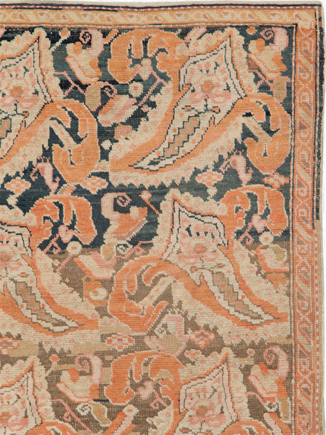 Antique Caucasian Karabagh Rug, No.12474 - Staging
