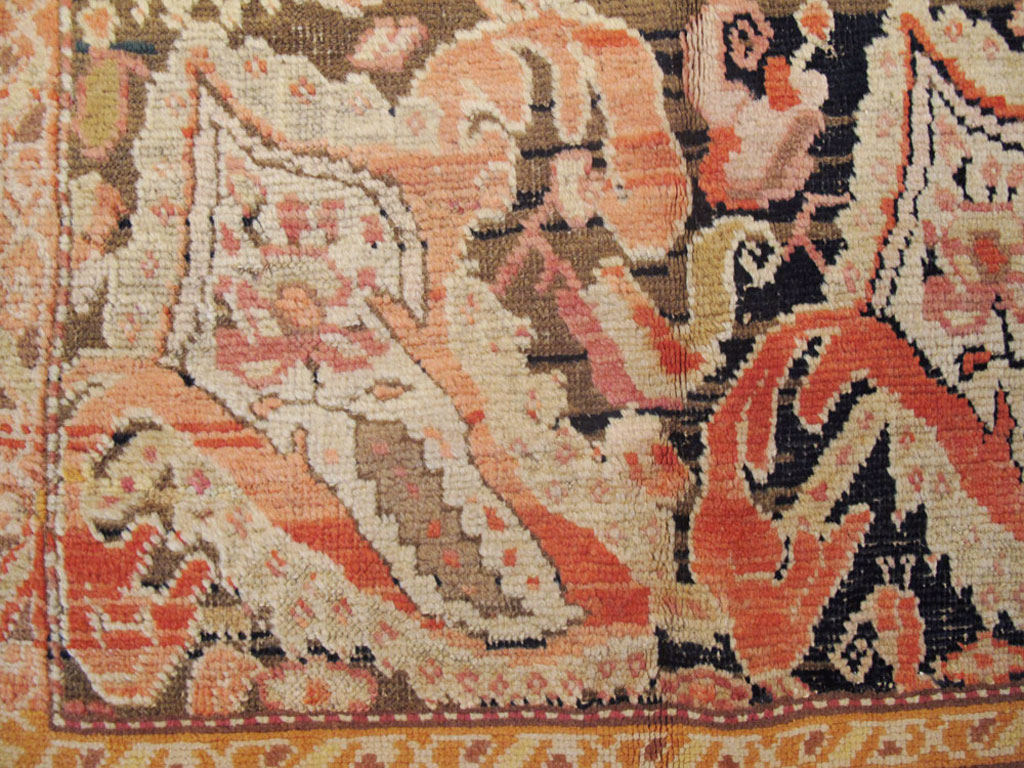 Antique Caucasian Karabagh Rug, No.12474 - Staging