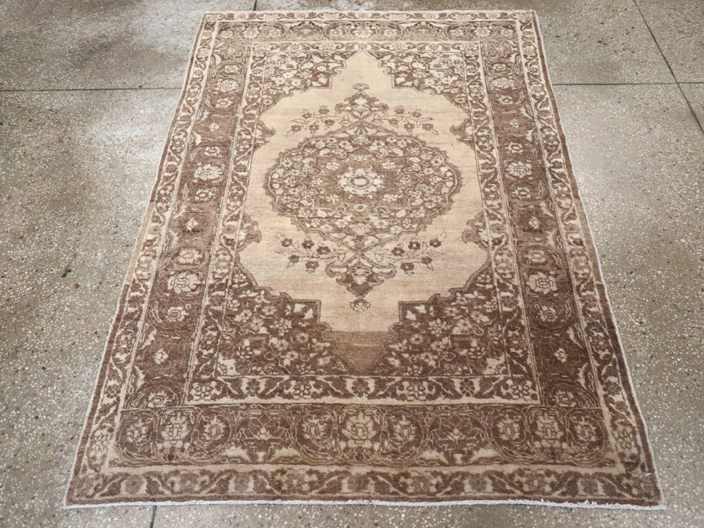 Antique Persian Tabriz Rug, No.12477 - Staging
