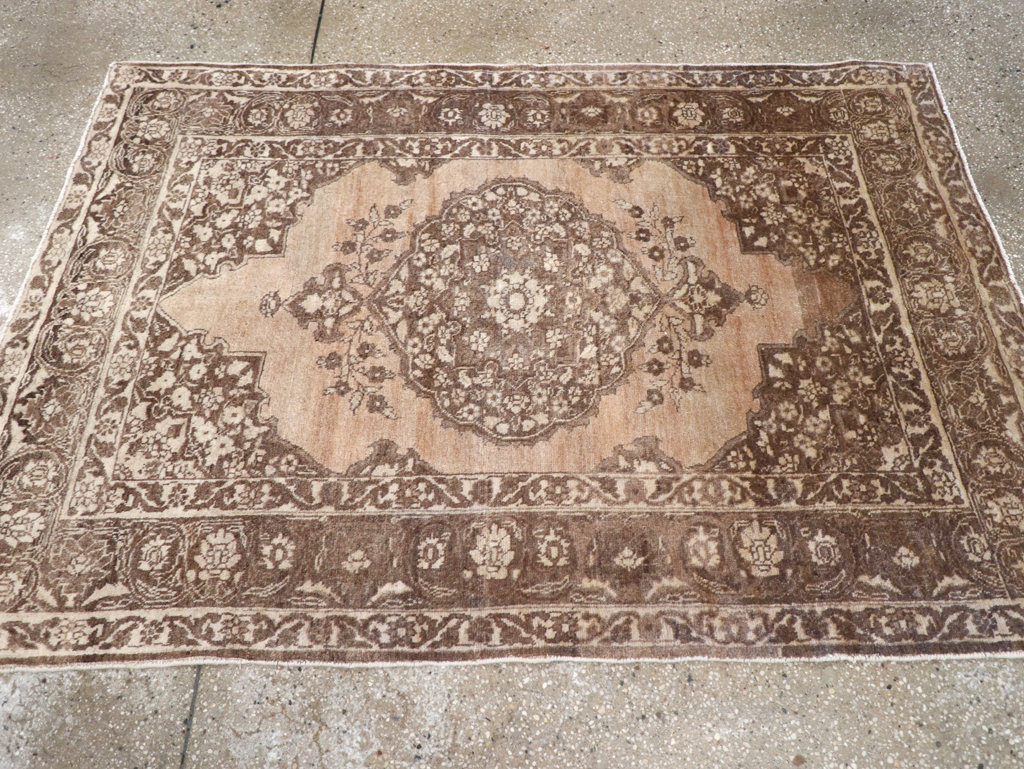 Antique Persian Tabriz Rug, No.12477 - Staging