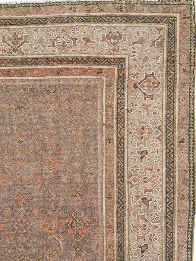 Antique Persian Malayer Gallery Carpet, No.12531 - Staging