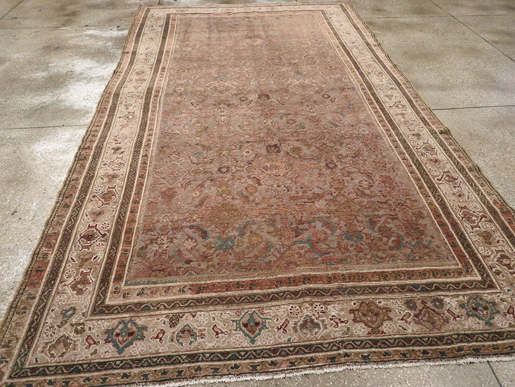 Antique Persian Malayer Gallery Carpet, No.12531 - Staging