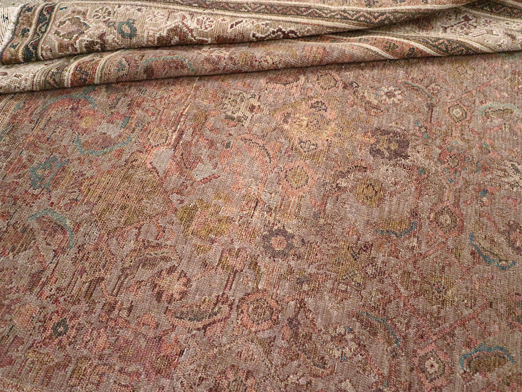 Antique Persian Malayer Gallery Carpet, No.12531 - Staging