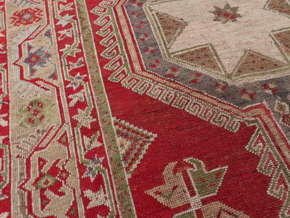 Antique Turkish Anatolian Rug, No.12533 - Staging