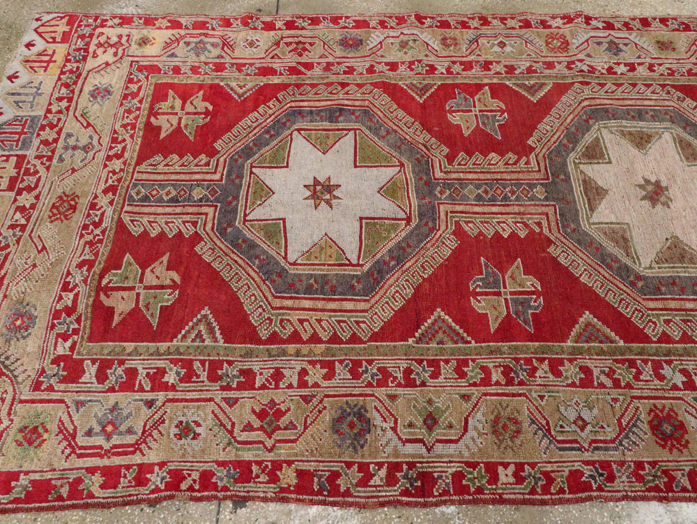 Antique Turkish Anatolian Rug, No.12533 - Staging