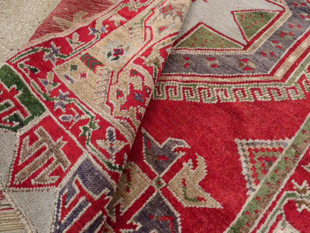 Antique Turkish Anatolian Rug, No.12533 - Staging