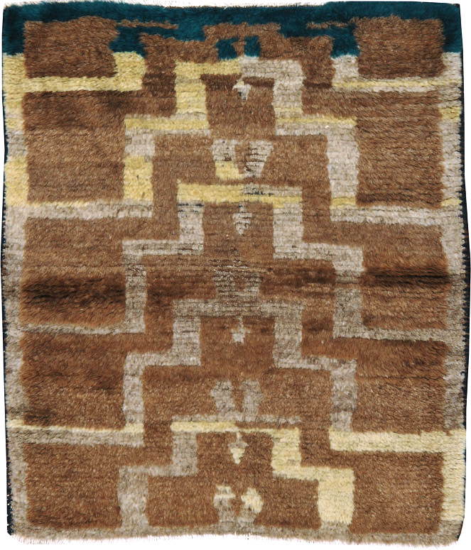 Vintage Turkish Tulu Rug, No.12541 - Staging